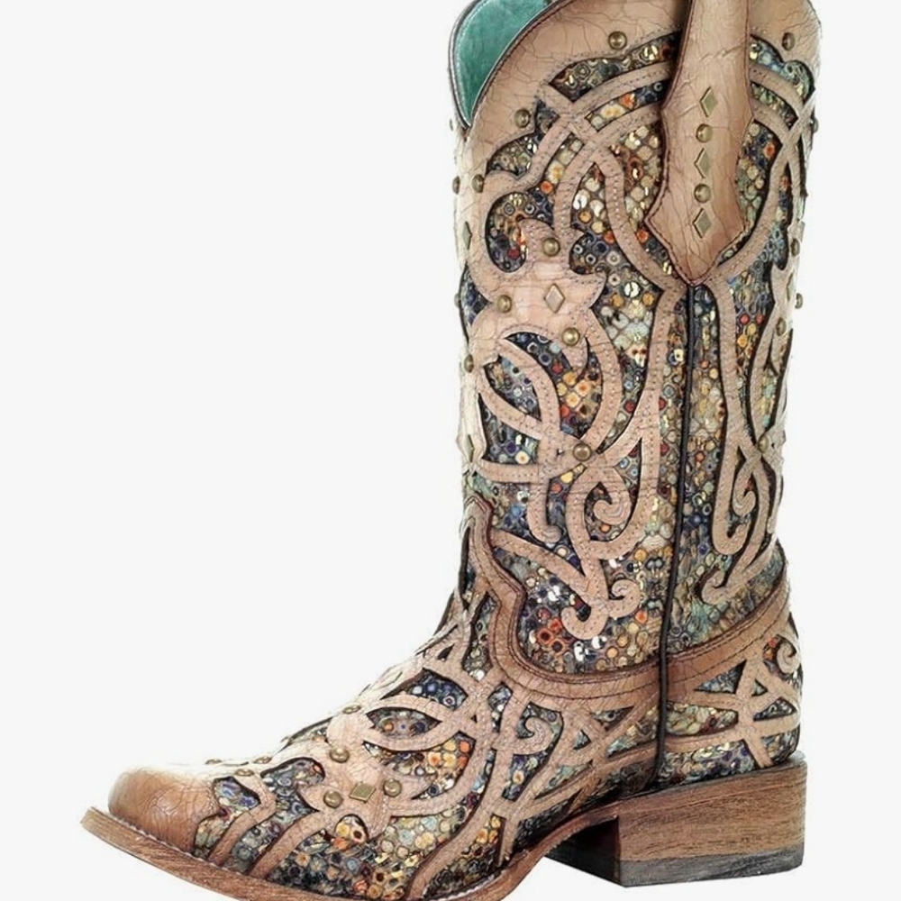 Artisan Embroidered Heeled Boots